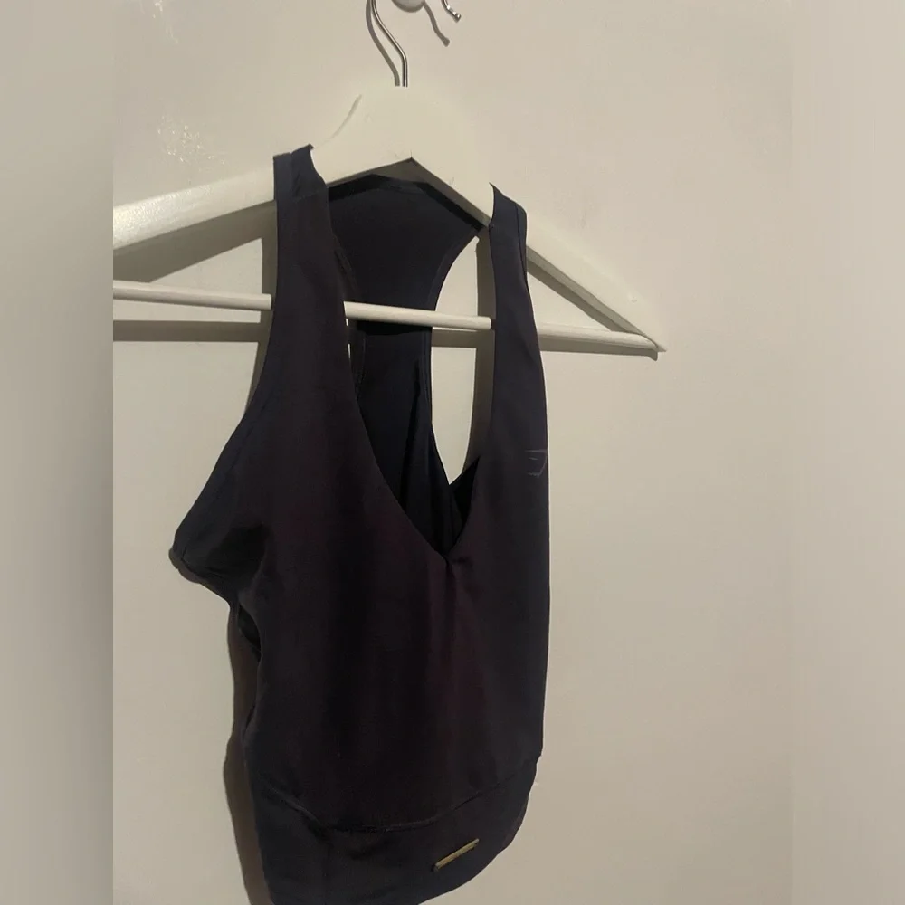 Gymshark Whitney Simmons crop‎ tank purple blue color - Picture 4 of 8